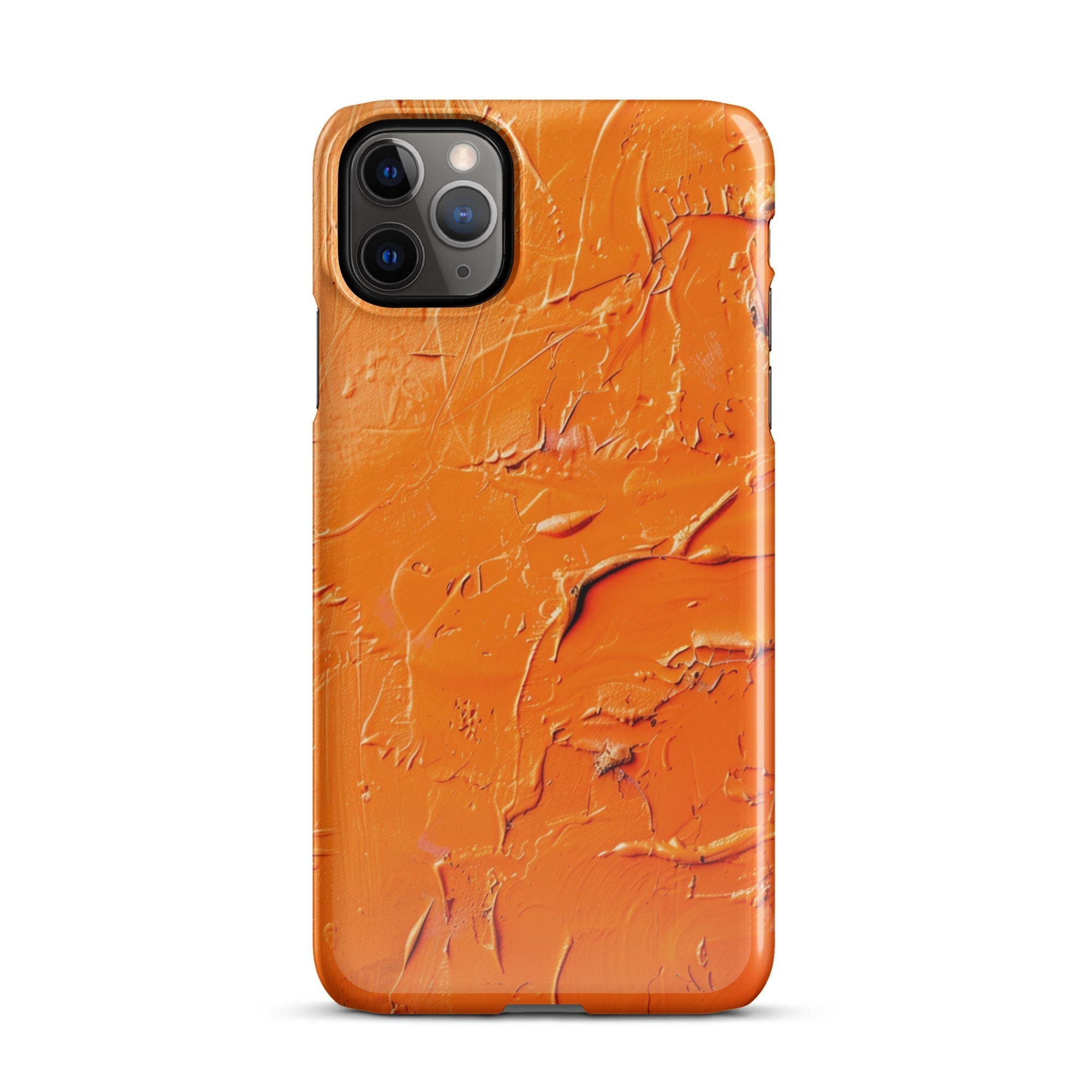 Orange Aastract Phone case for iPhone-4
