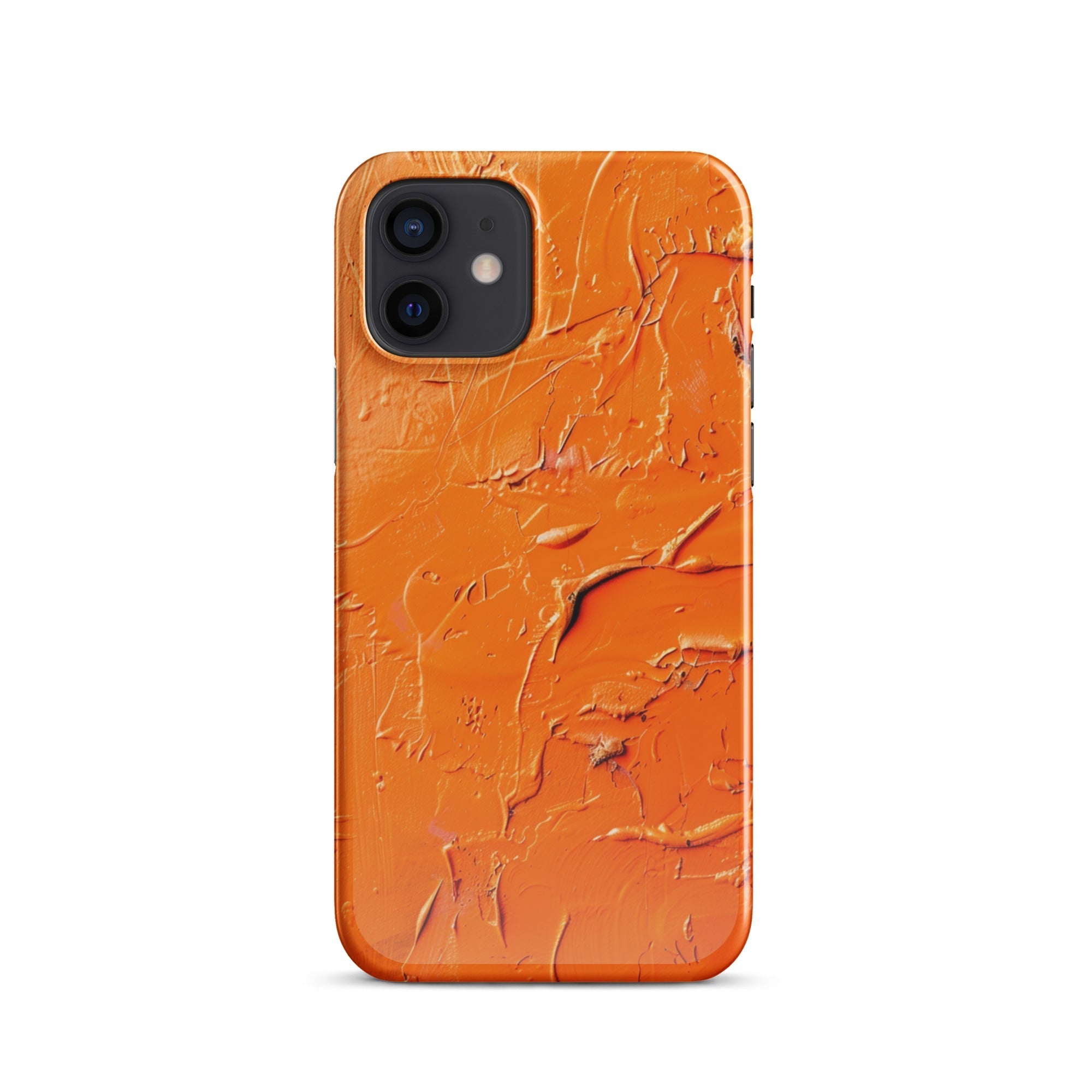 Orange Aastract Phone case for iPhone-8