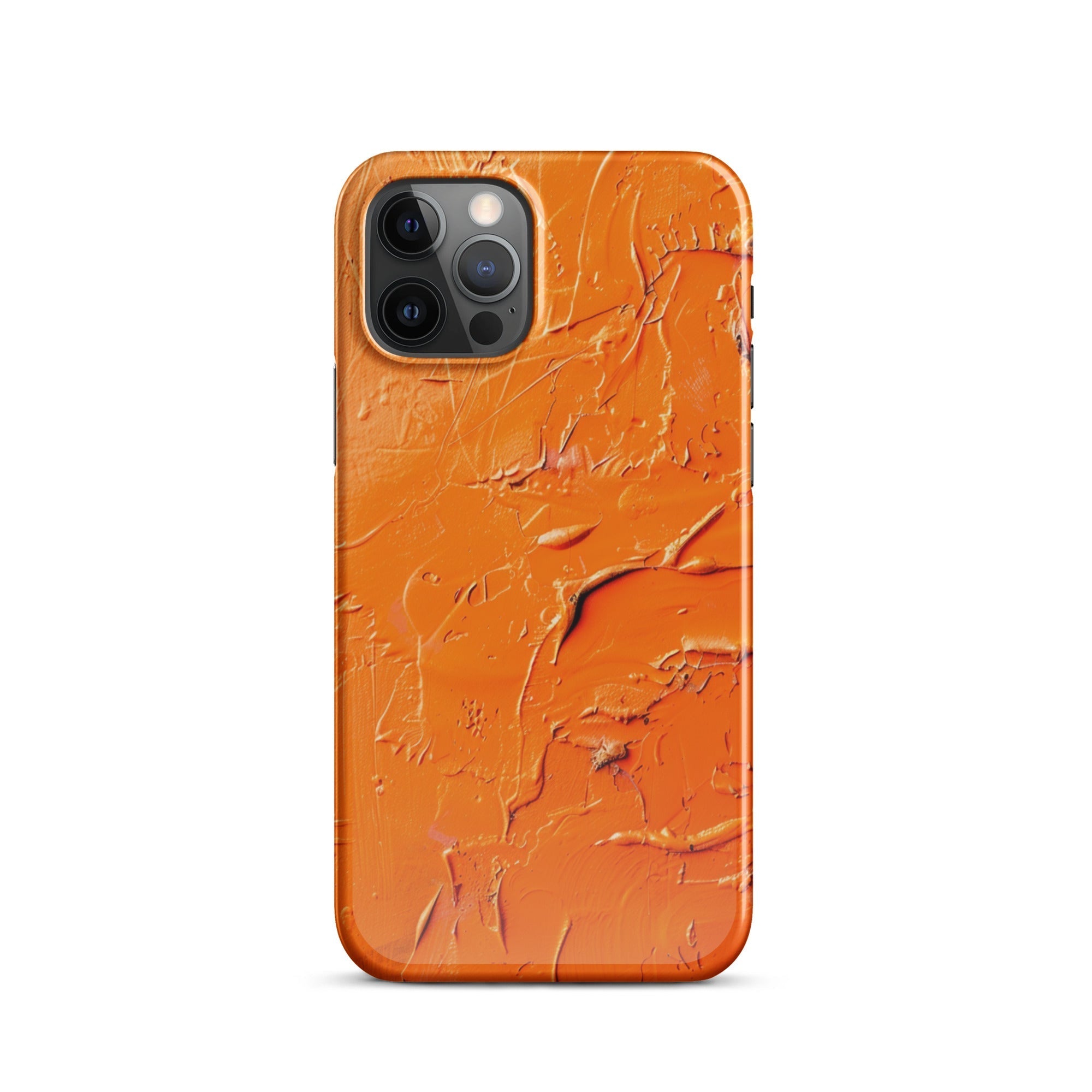 Orange Aastract Phone case for iPhone-10
