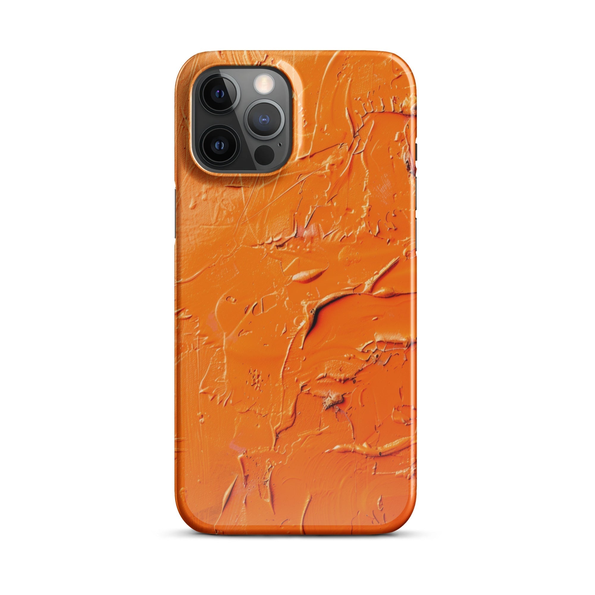 Orange Aastract Phone case for iPhone-12