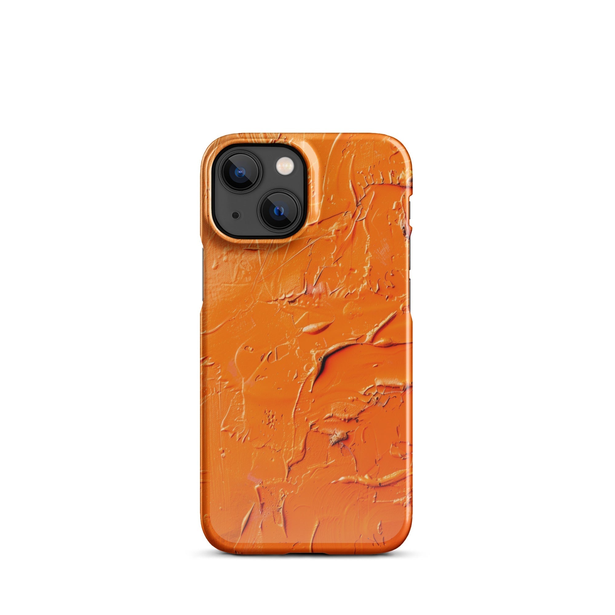 Orange Aastract Phone case for iPhone-14
