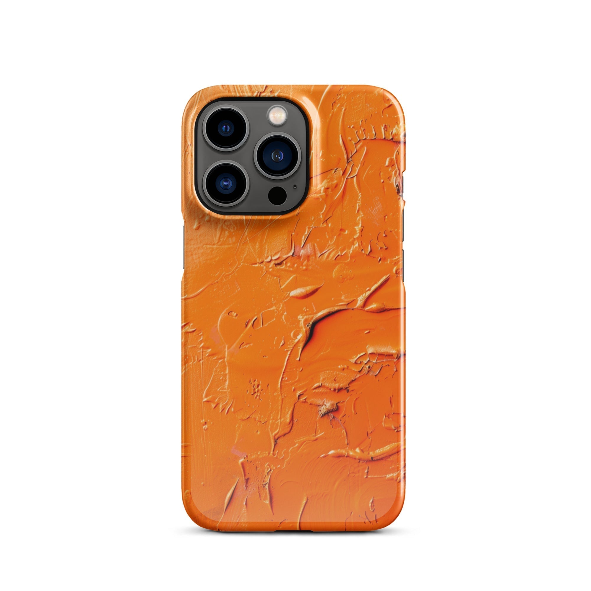 Orange Aastract Phone case for iPhone-18