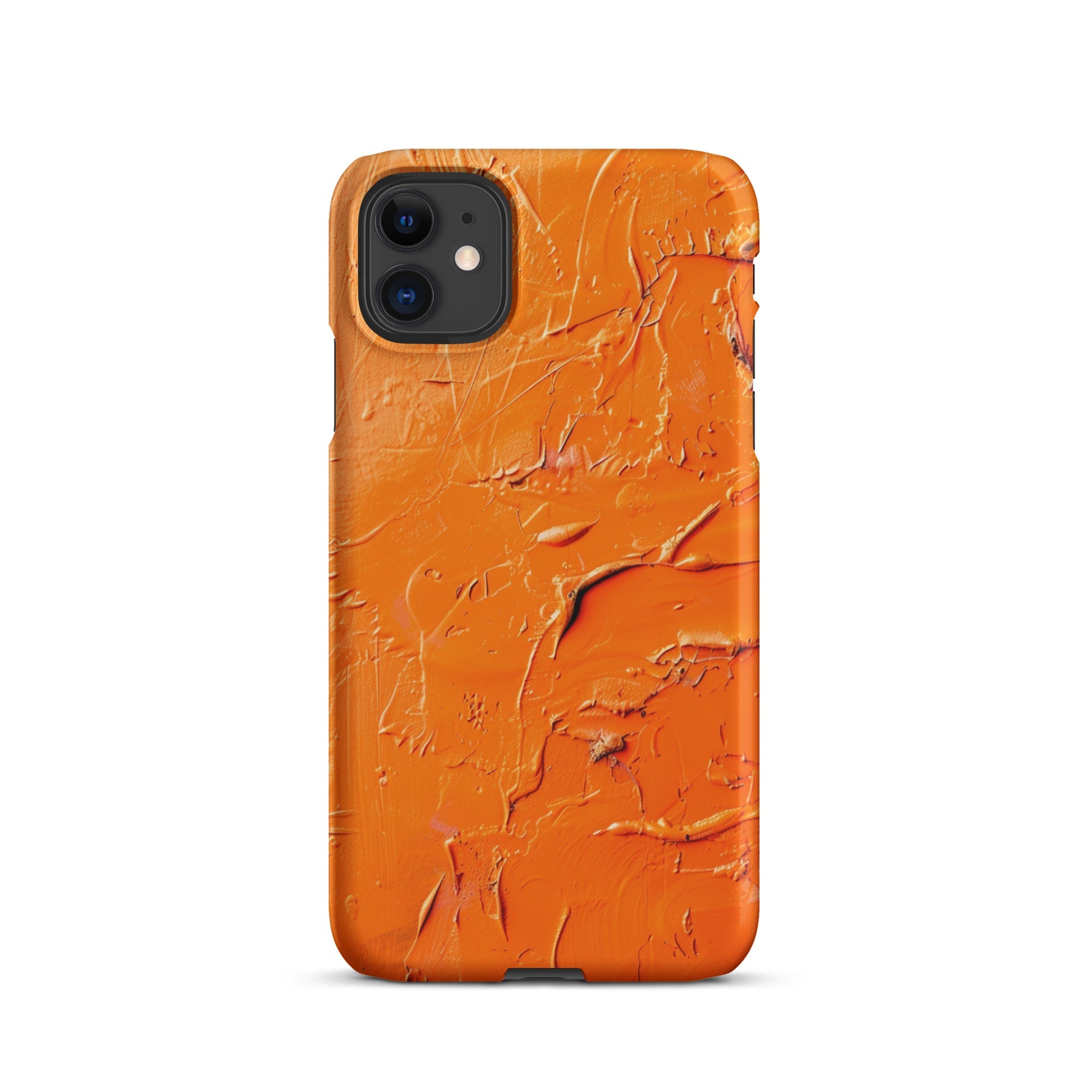 Orange Aastract Phone case for iPhone-1