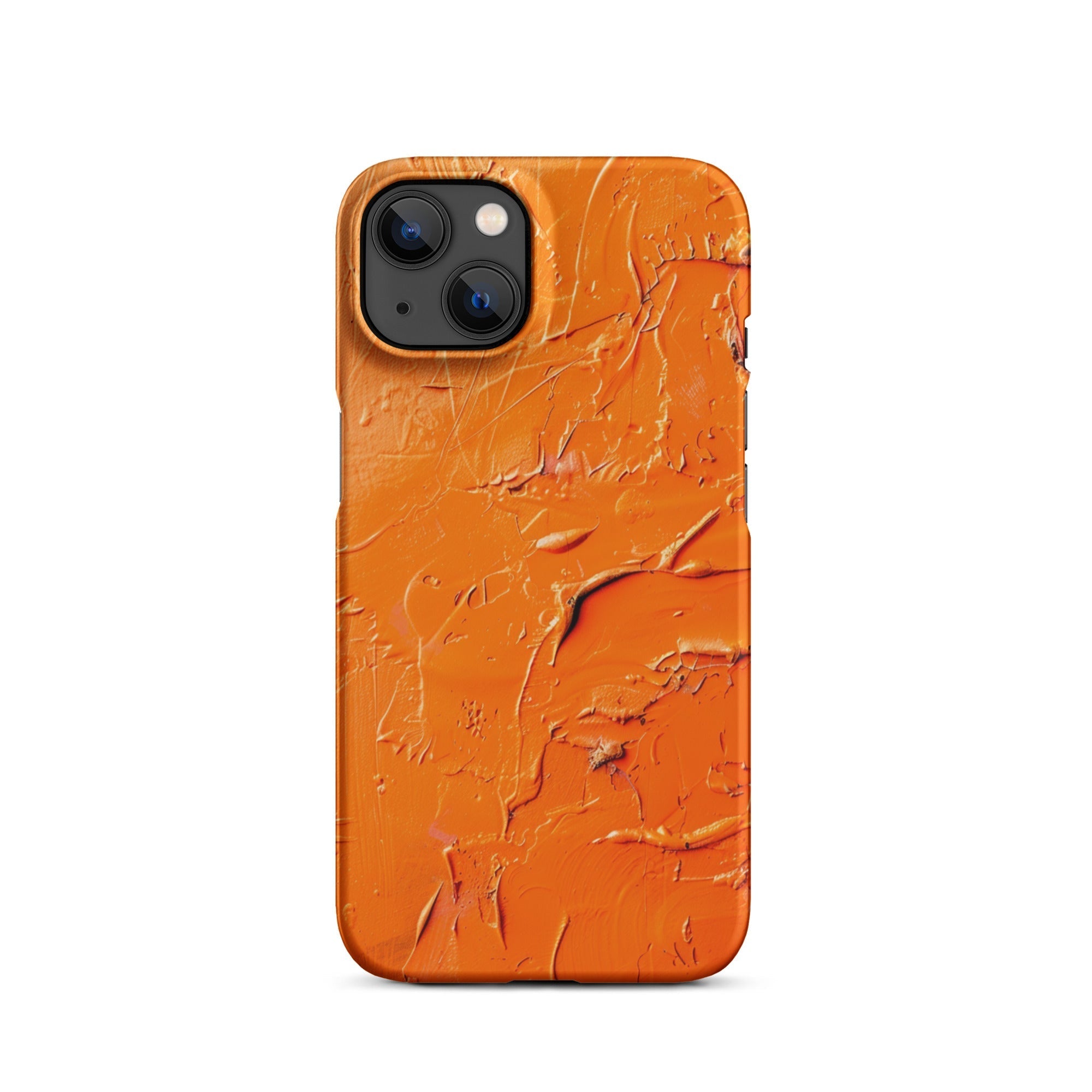 Orange Aastract Phone case for iPhone-17